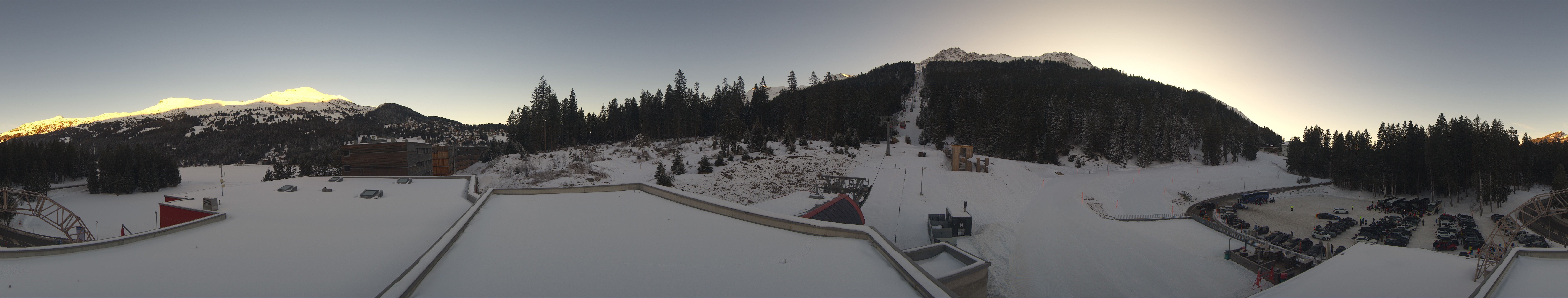 Archiv Foto Webcam Talstation Rothorn Gondelbahn Lenzerheide