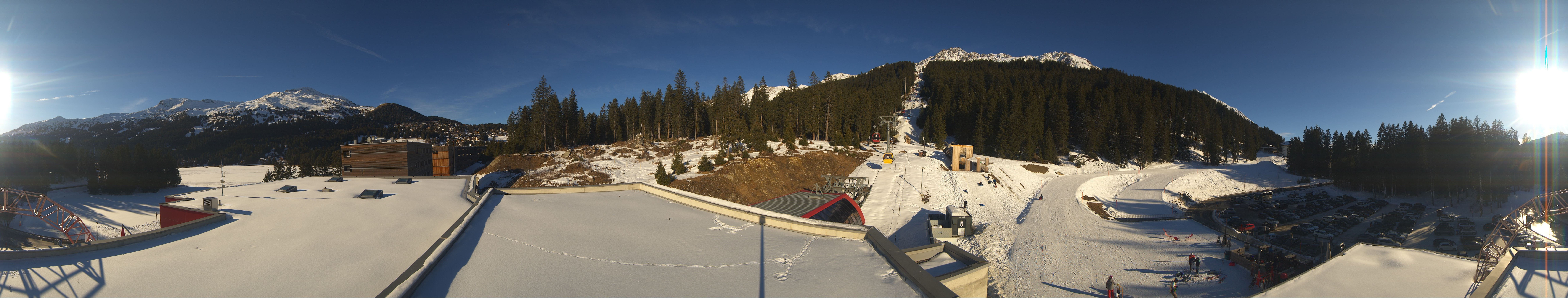 Archiv Foto Webcam Talstation Rothorn Gondelbahn Lenzerheide