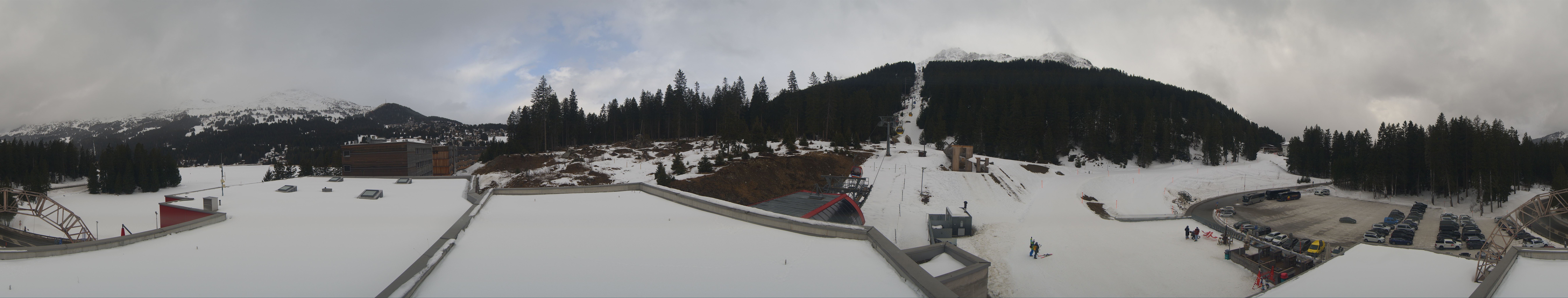 Archiv Foto Webcam Talstation Rothorn Gondelbahn Lenzerheide