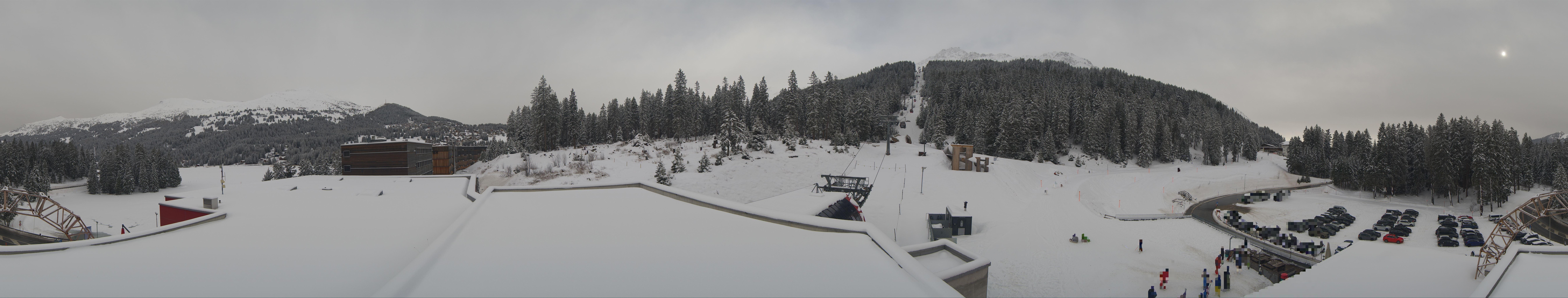 Archiv Foto Webcam Talstation Rothorn Gondelbahn Lenzerheide