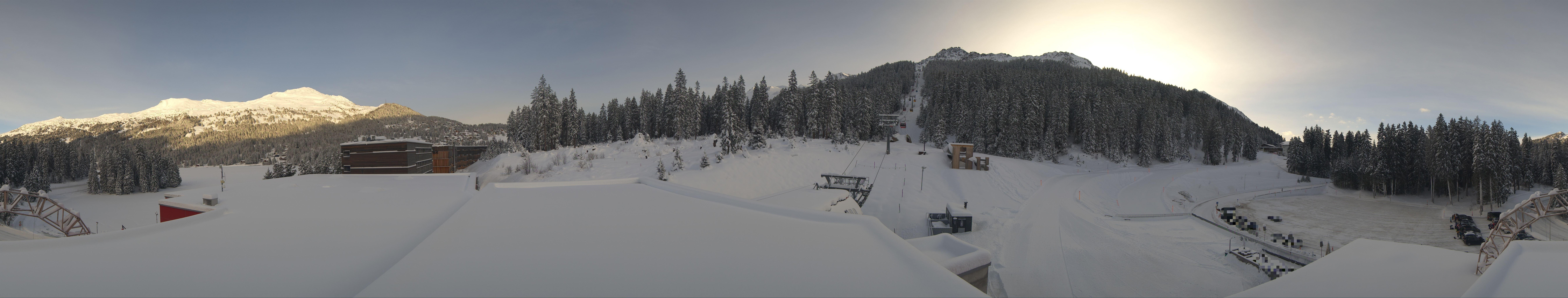 Archiv Foto Webcam Talstation Rothorn Gondelbahn Lenzerheide
