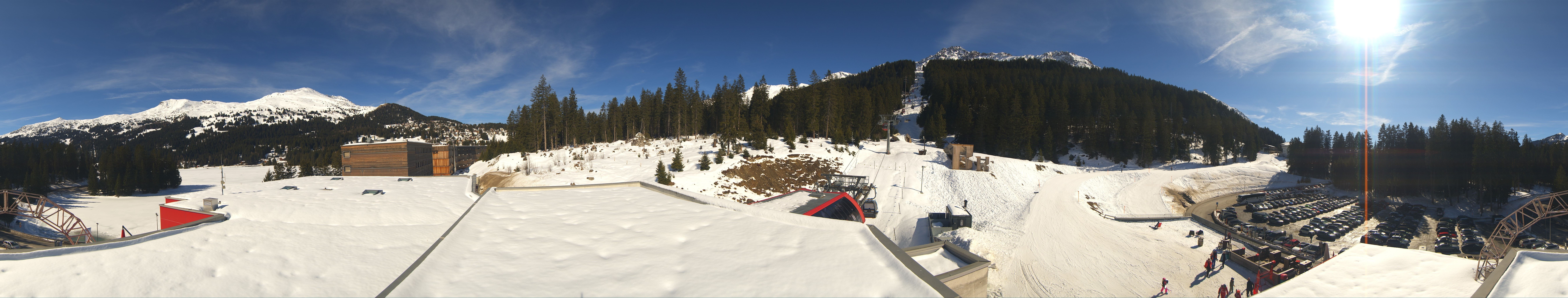 Archived image Webcam Base Station Rothorn Gondola Lenzerheide