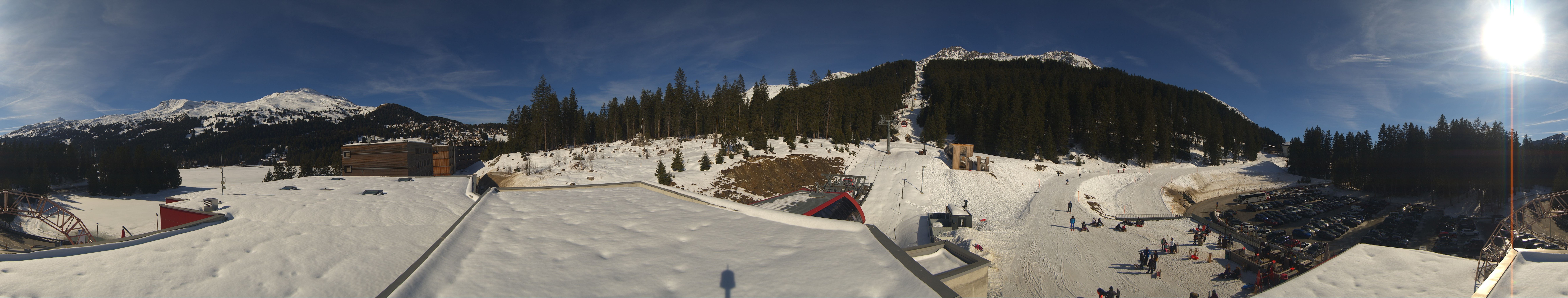 Archived image Webcam Base Station Rothorn Gondola Lenzerheide