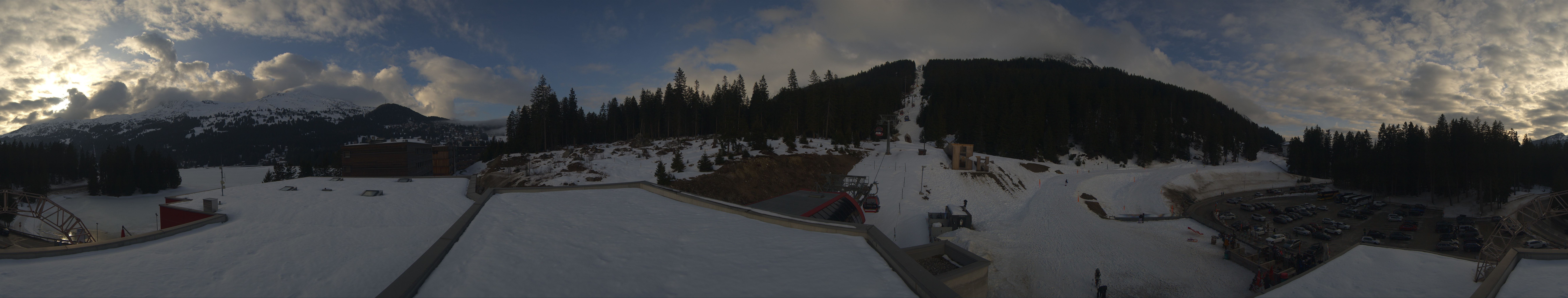 Archiv Foto Webcam Talstation Rothorn Gondelbahn Lenzerheide