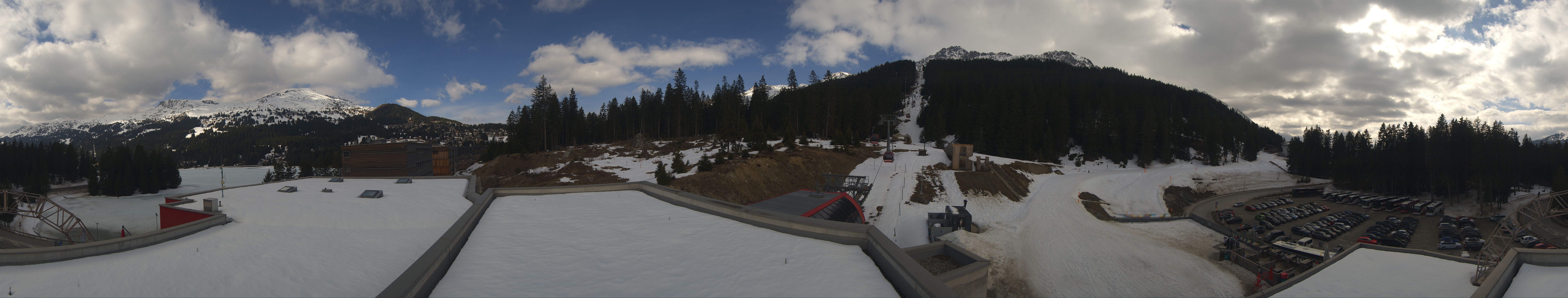 Archiv Foto Webcam Talstation Rothorn Gondelbahn Lenzerheide