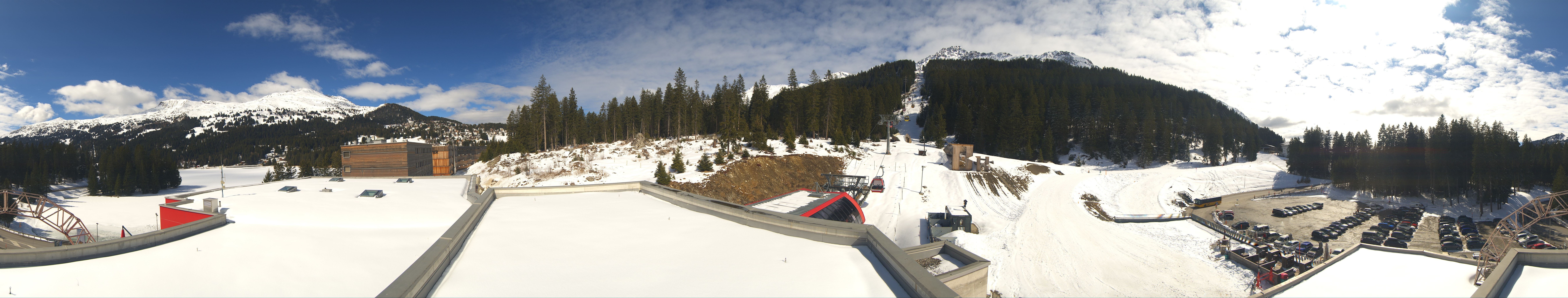 Archiv Foto Webcam Talstation Rothorn Gondelbahn Lenzerheide