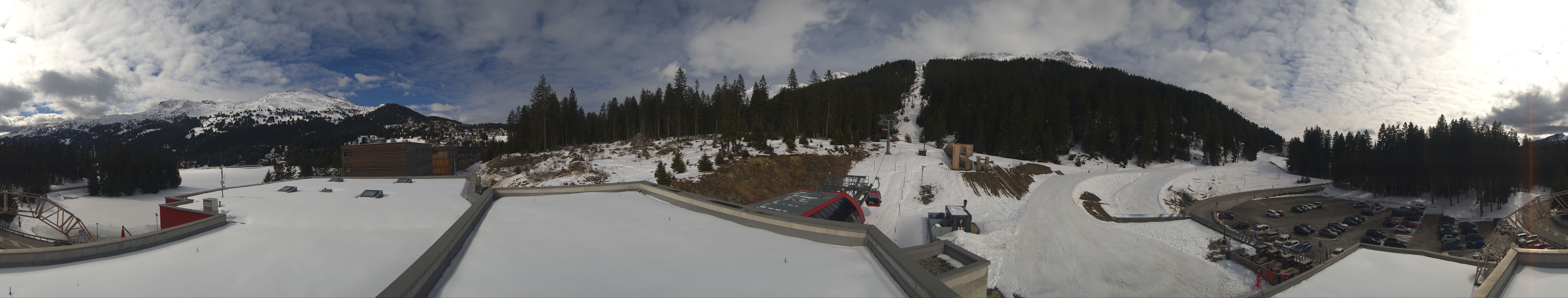 Archiv Foto Webcam Talstation Rothorn Gondelbahn Lenzerheide