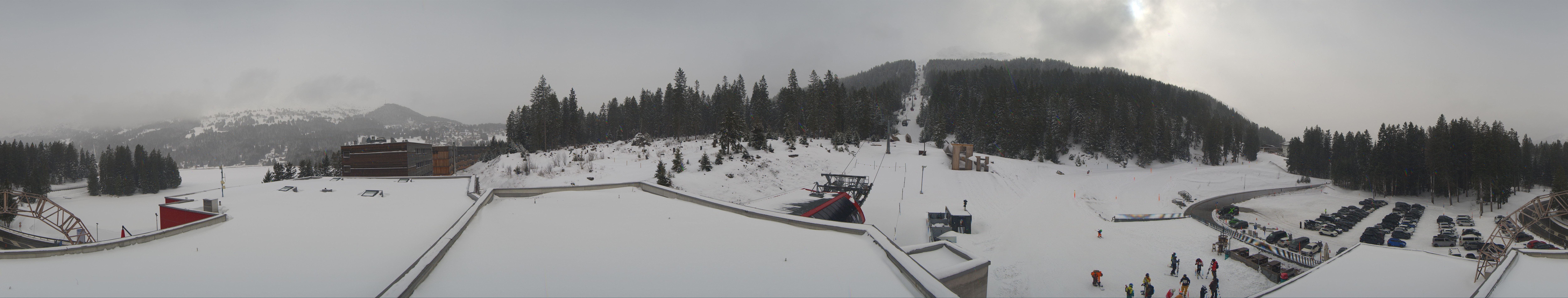 Archiv Foto Webcam Talstation Rothorn Gondelbahn Lenzerheide