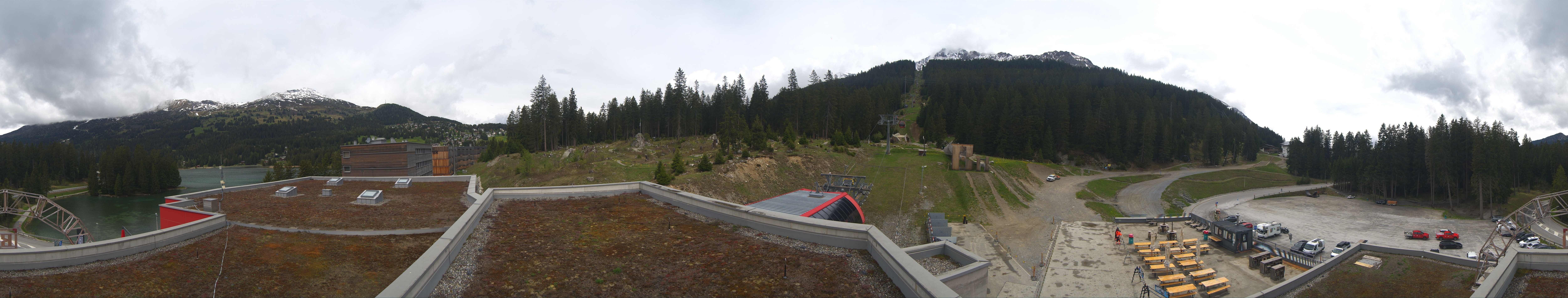 Archiv Foto Webcam Talstation Rothorn Gondelbahn Lenzerheide