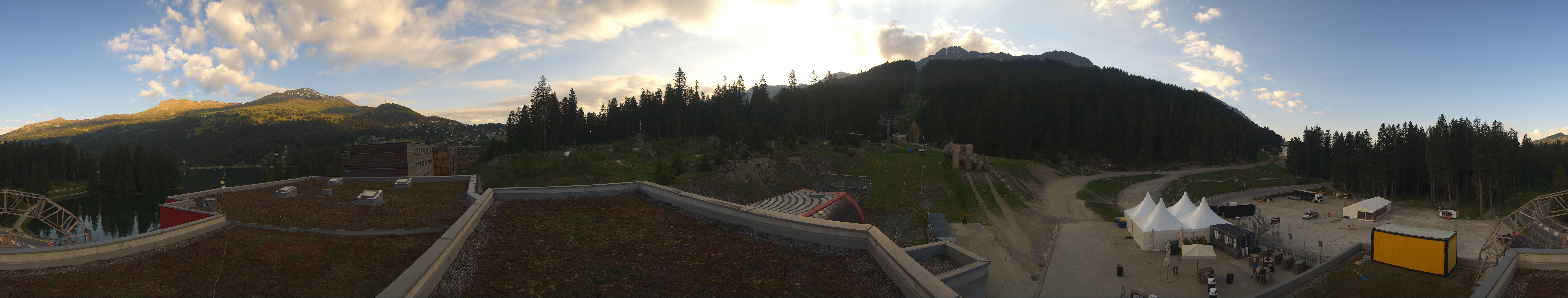 Archiv Foto Webcam Talstation Rothorn Gondelbahn Lenzerheide