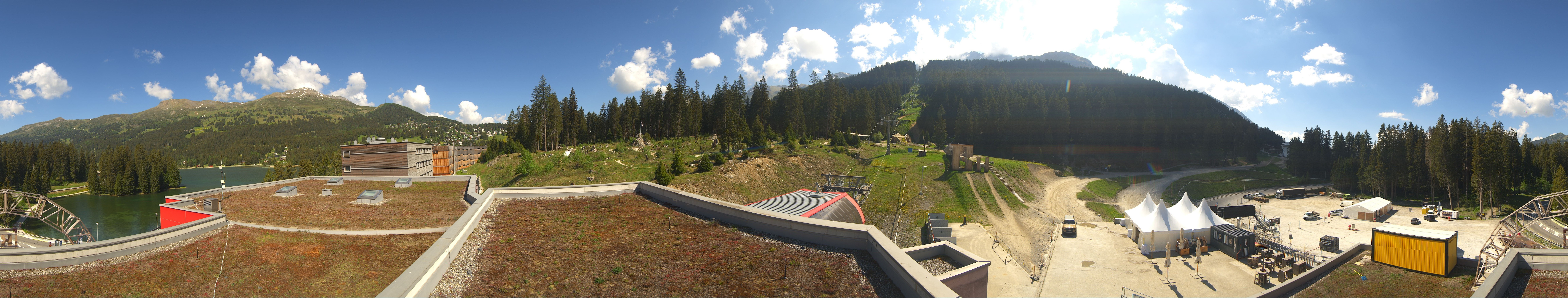 Archiv Foto Webcam Talstation Rothorn Gondelbahn Lenzerheide