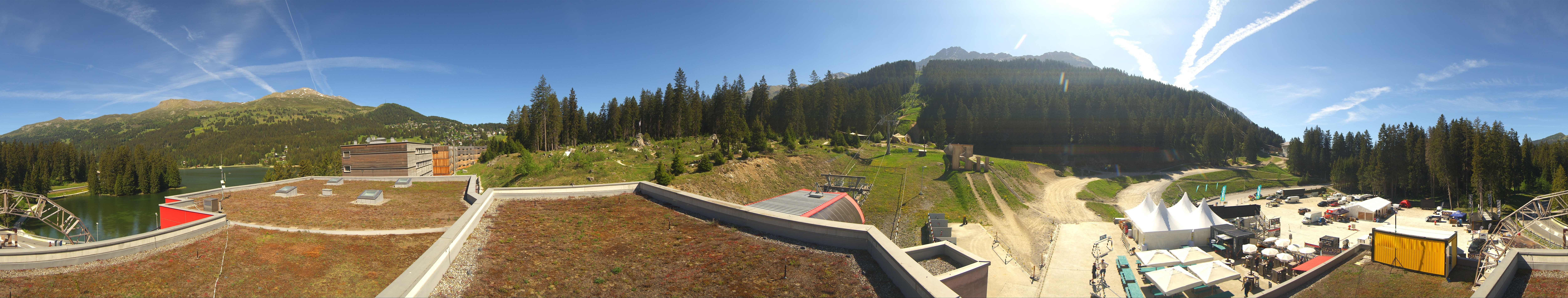 Archiv Foto Webcam Talstation Rothorn Gondelbahn Lenzerheide