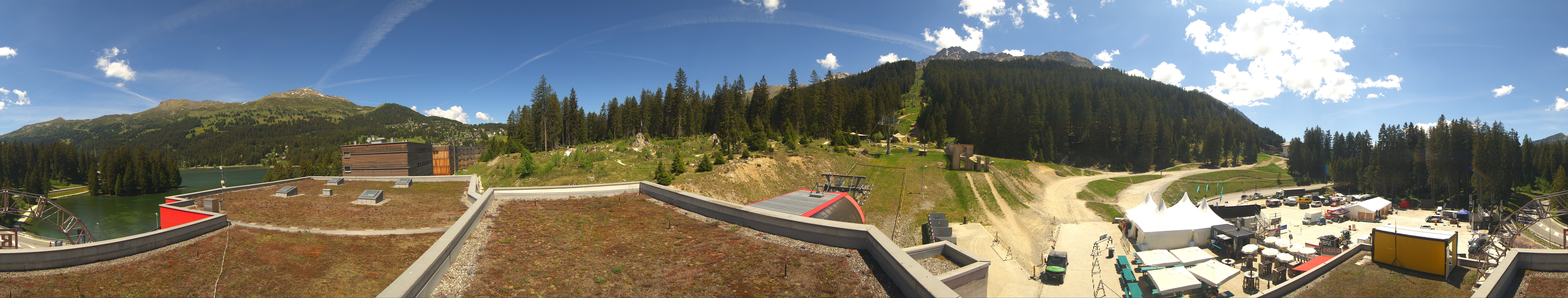 Archiv Foto Webcam Talstation Rothorn Gondelbahn Lenzerheide