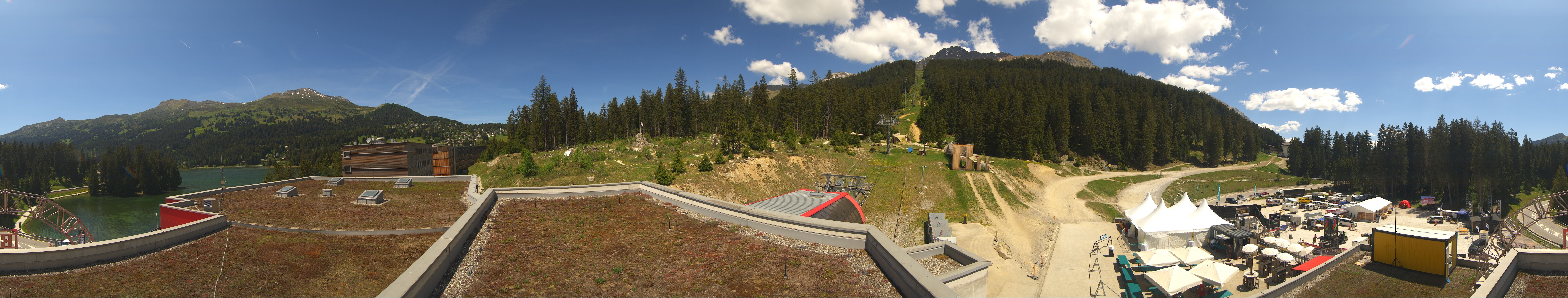 Archiv Foto Webcam Talstation Rothorn Gondelbahn Lenzerheide