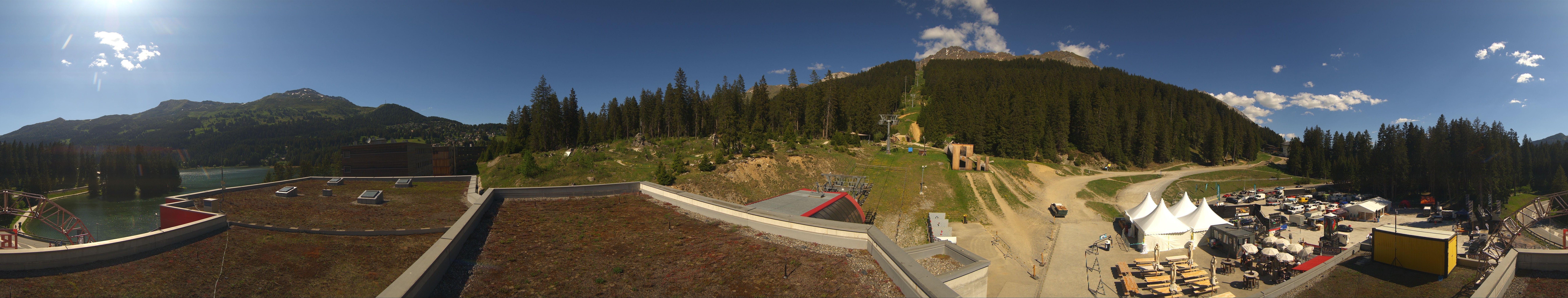 Archiv Foto Webcam Talstation Rothorn Gondelbahn Lenzerheide