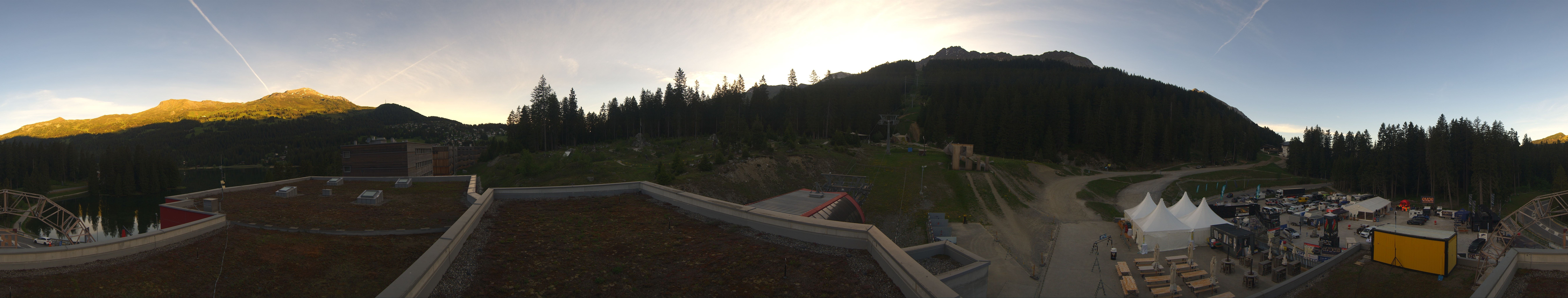 Archiv Foto Webcam Talstation Rothorn Gondelbahn Lenzerheide