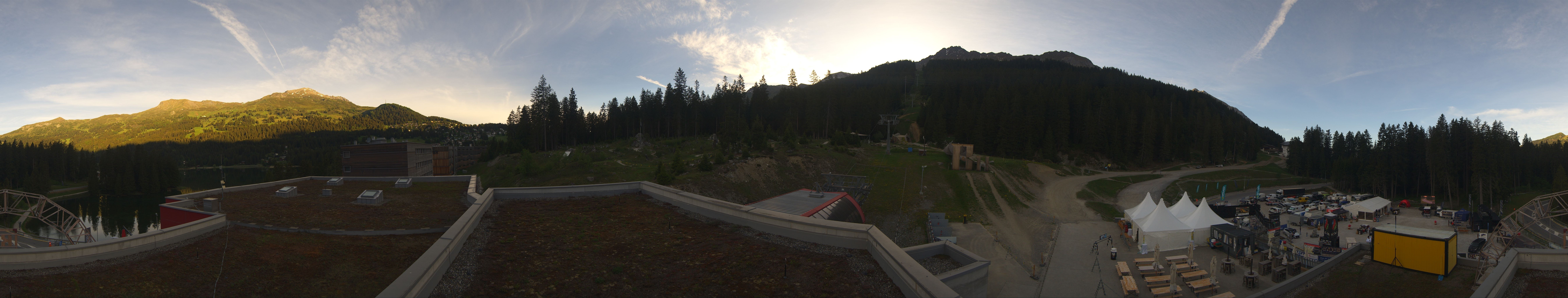 Archiv Foto Webcam Talstation Rothorn Gondelbahn Lenzerheide