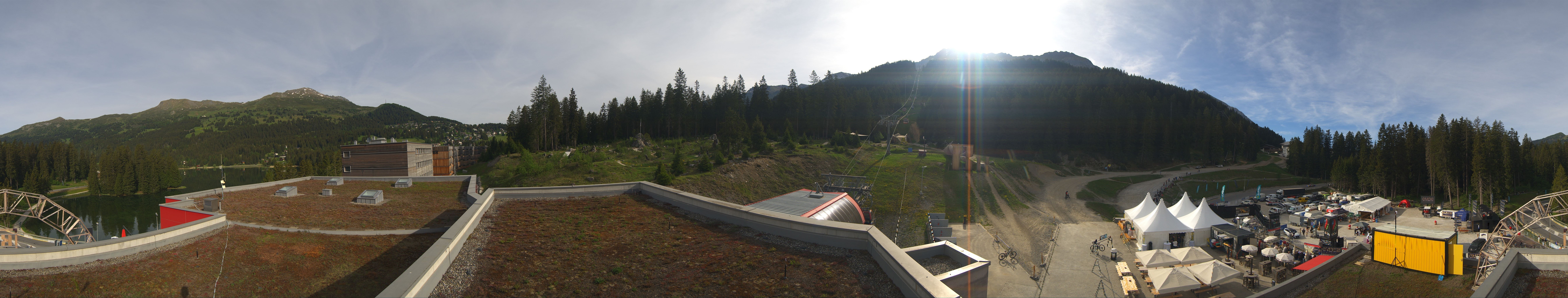 Archiv Foto Webcam Talstation Rothorn Gondelbahn Lenzerheide