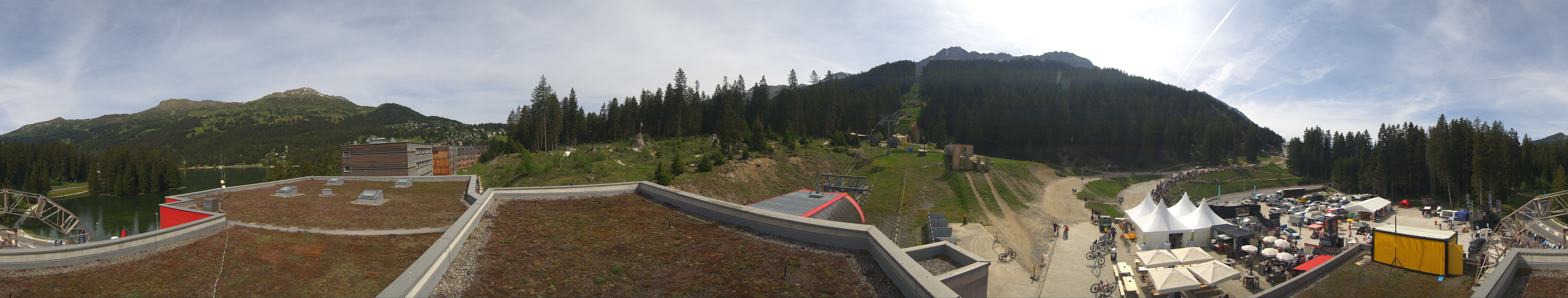 Archiv Foto Webcam Talstation Rothorn Gondelbahn Lenzerheide