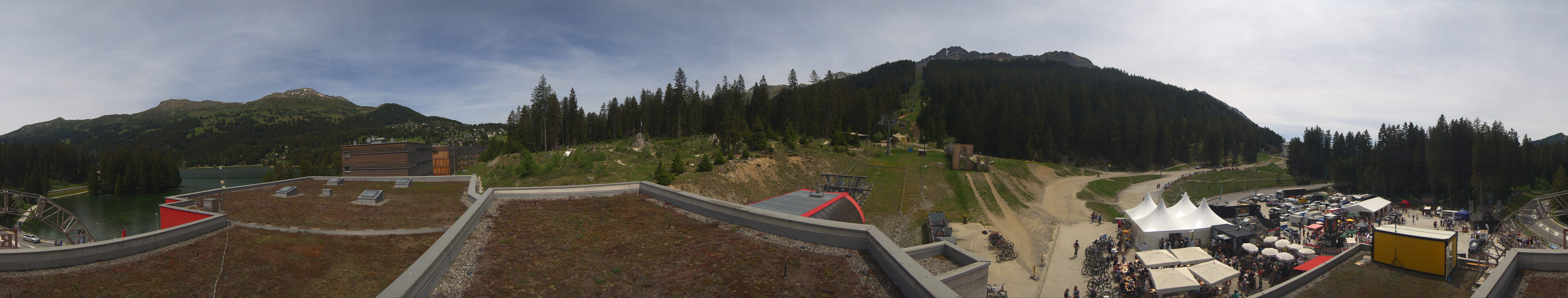 Archiv Foto Webcam Talstation Rothorn Gondelbahn Lenzerheide