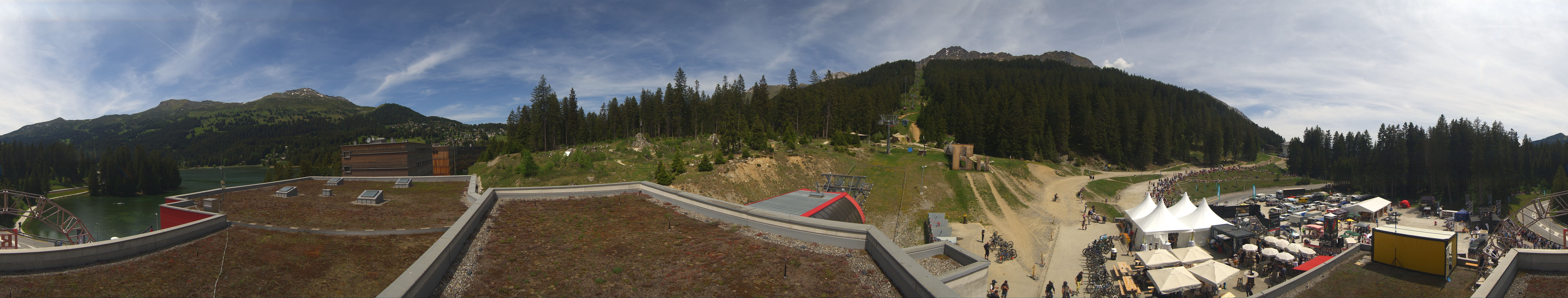 Archiv Foto Webcam Talstation Rothorn Gondelbahn Lenzerheide