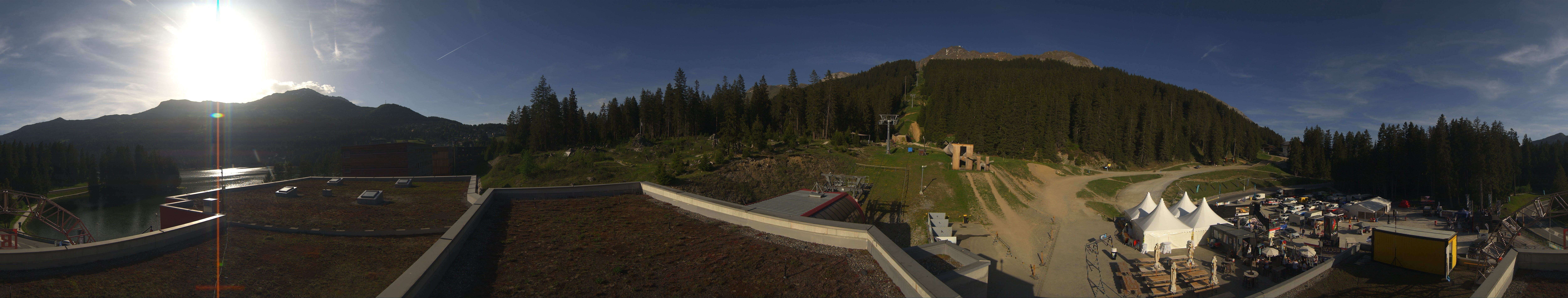 Archiv Foto Webcam Talstation Rothorn Gondelbahn Lenzerheide