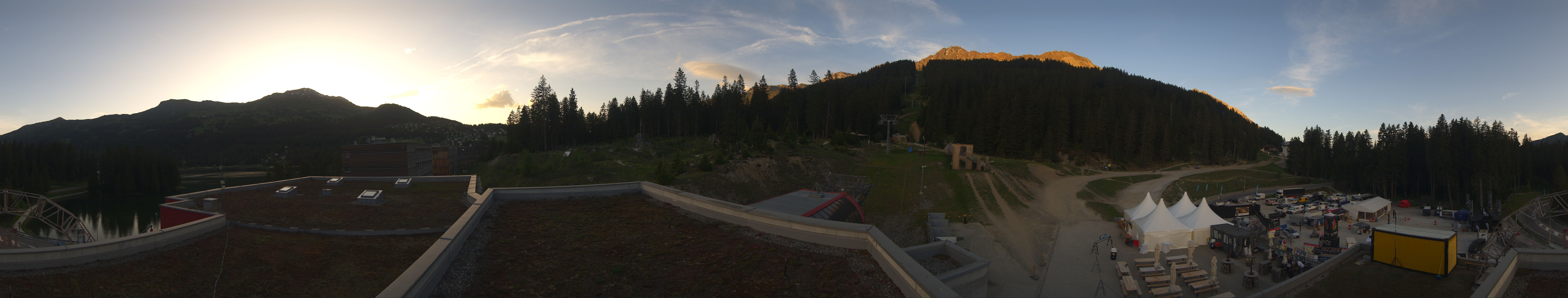 Archiv Foto Webcam Talstation Rothorn Gondelbahn Lenzerheide