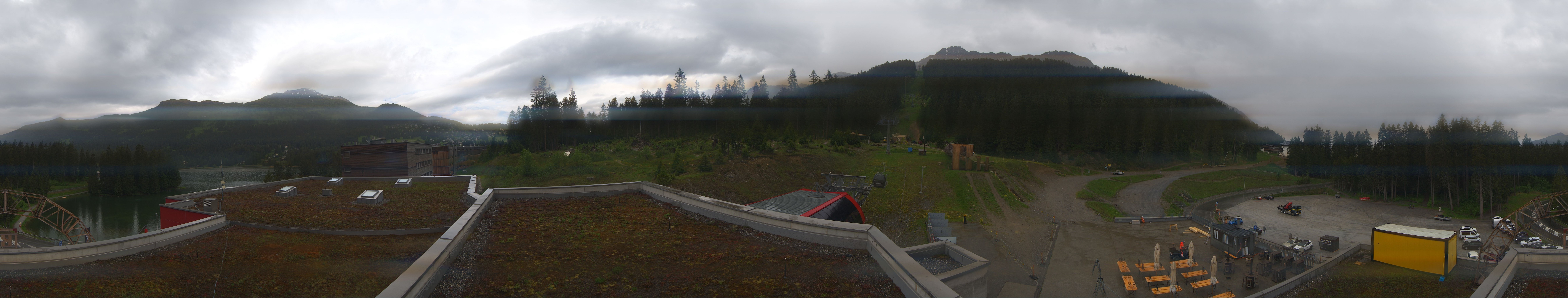 Archived image Webcam Base Station Rothorn Gondola Lenzerheide