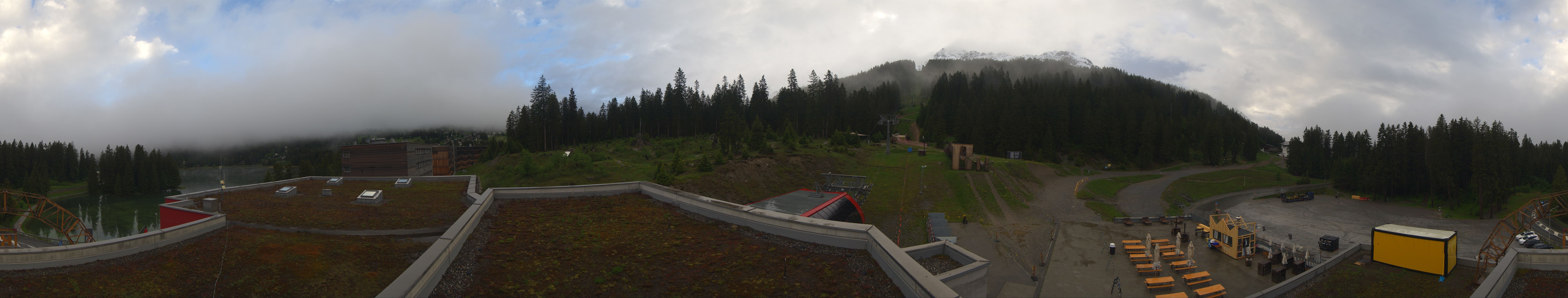Archiv Foto Webcam Talstation Rothorn Gondelbahn Lenzerheide
