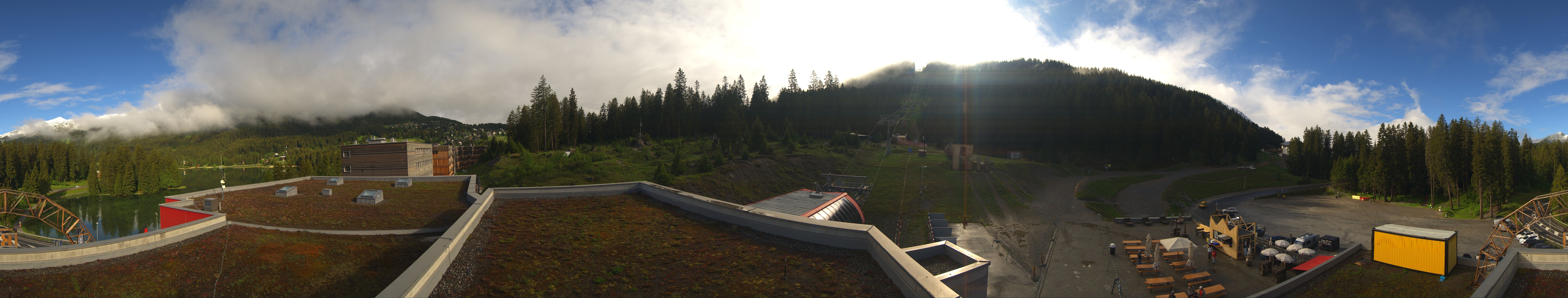 Archiv Foto Webcam Talstation Rothorn Gondelbahn Lenzerheide