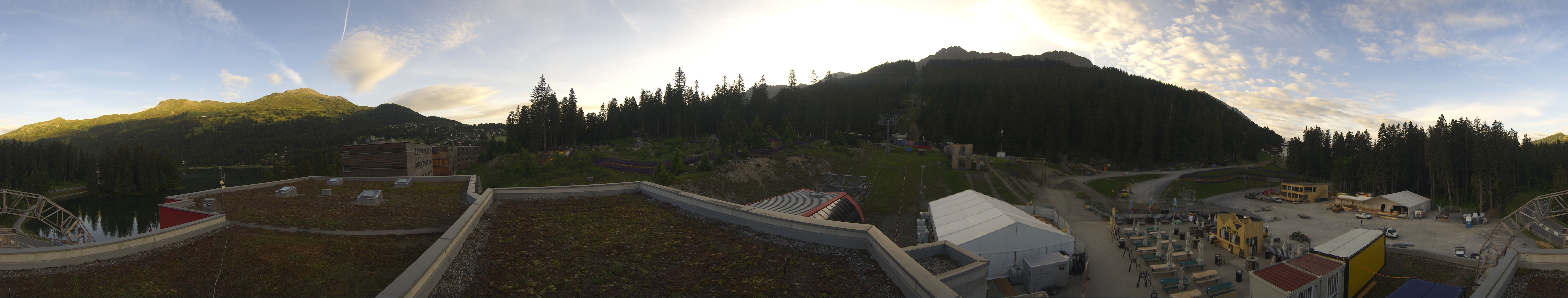 Archiv Foto Webcam Talstation Rothorn Gondelbahn Lenzerheide