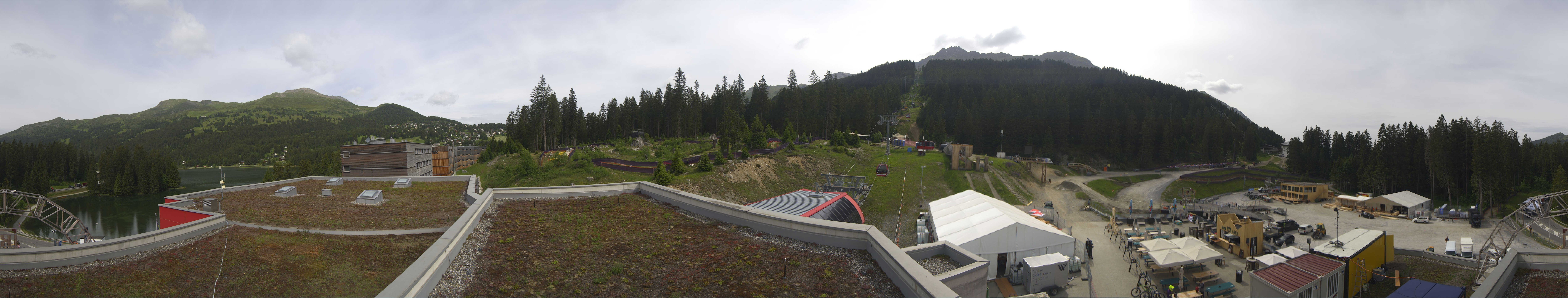 Archiv Foto Webcam Talstation Rothorn Gondelbahn Lenzerheide