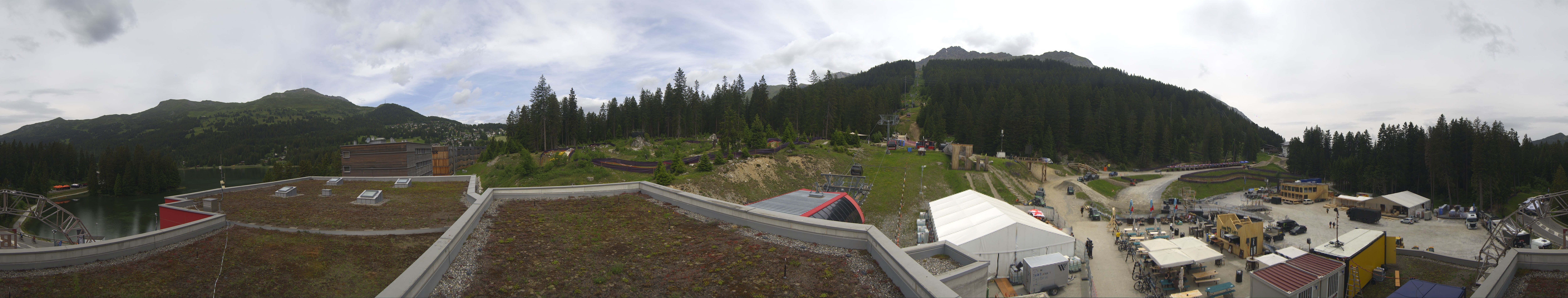 Archiv Foto Webcam Talstation Rothorn Gondelbahn Lenzerheide