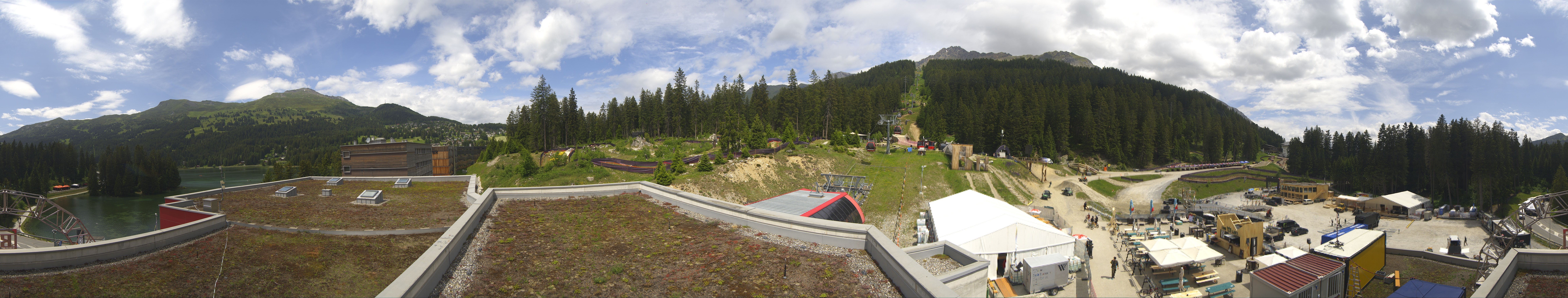 Archiv Foto Webcam Talstation Rothorn Gondelbahn Lenzerheide