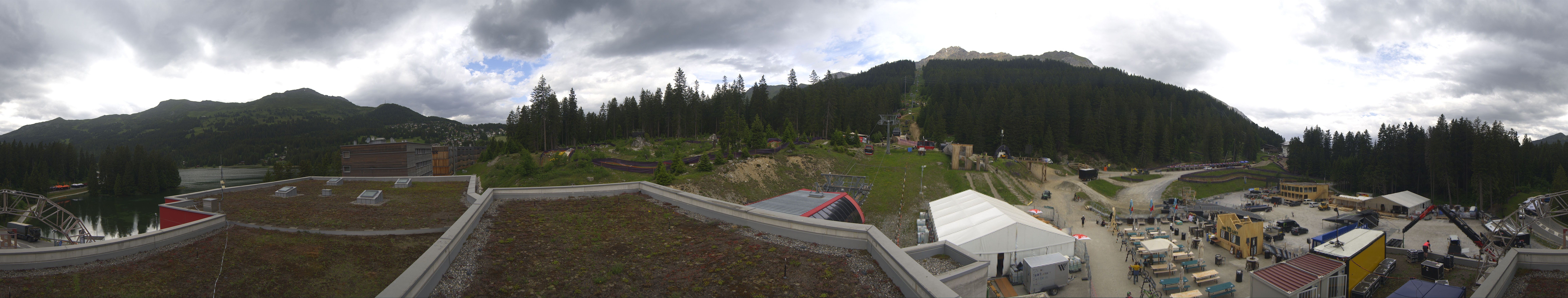 Archiv Foto Webcam Talstation Rothorn Gondelbahn Lenzerheide