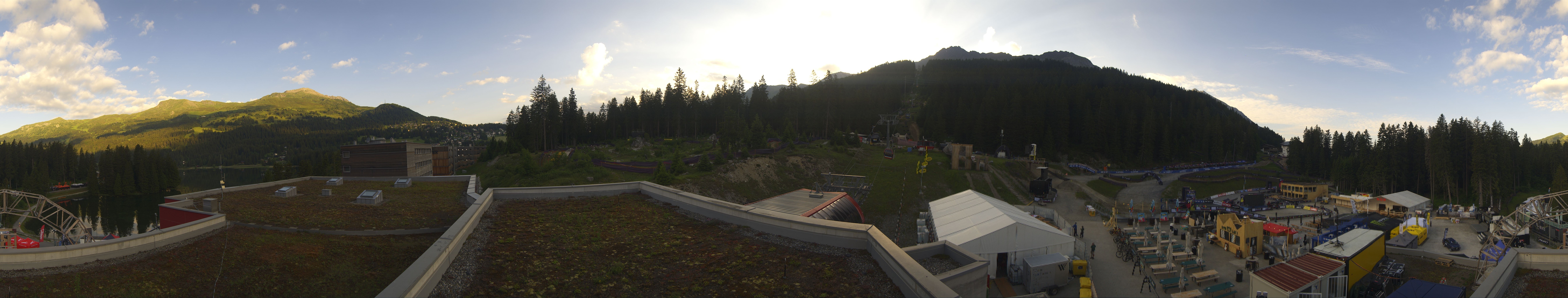 Archiv Foto Webcam Talstation Rothorn Gondelbahn Lenzerheide