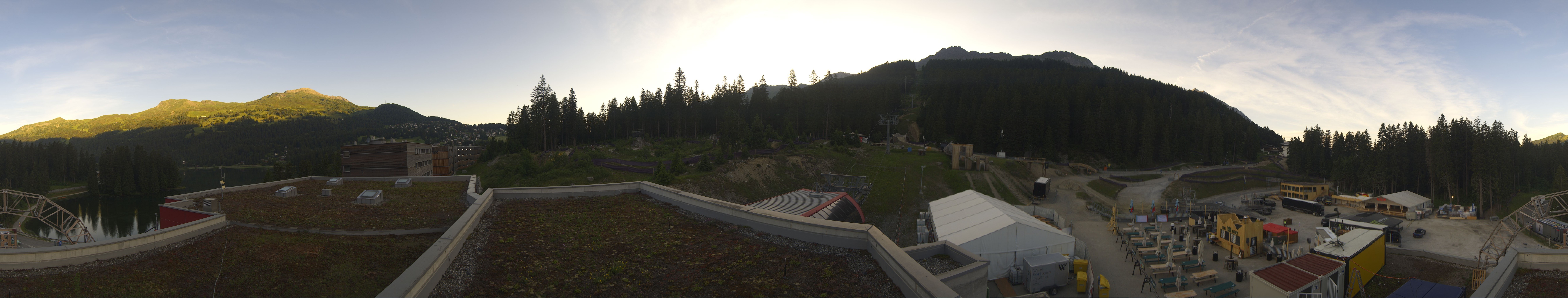 Archiv Foto Webcam Talstation Rothorn Gondelbahn Lenzerheide