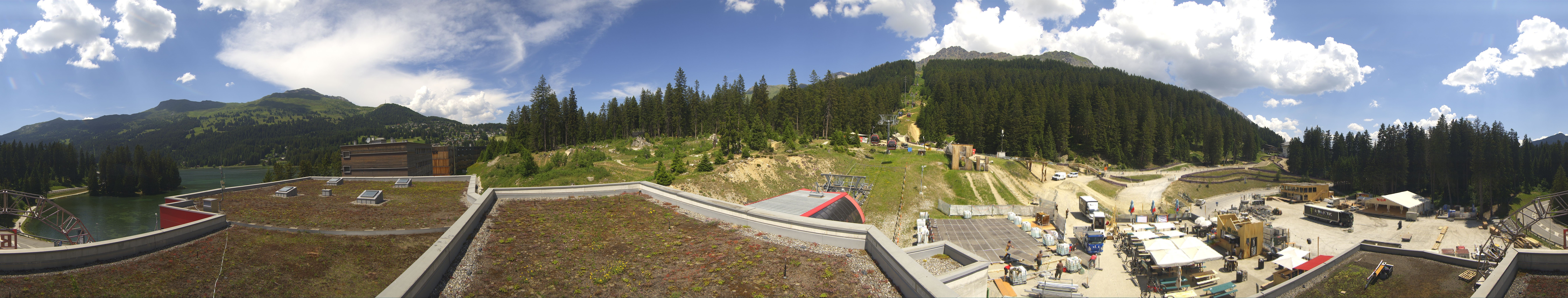 Archiv Foto Webcam Talstation Rothorn Gondelbahn Lenzerheide