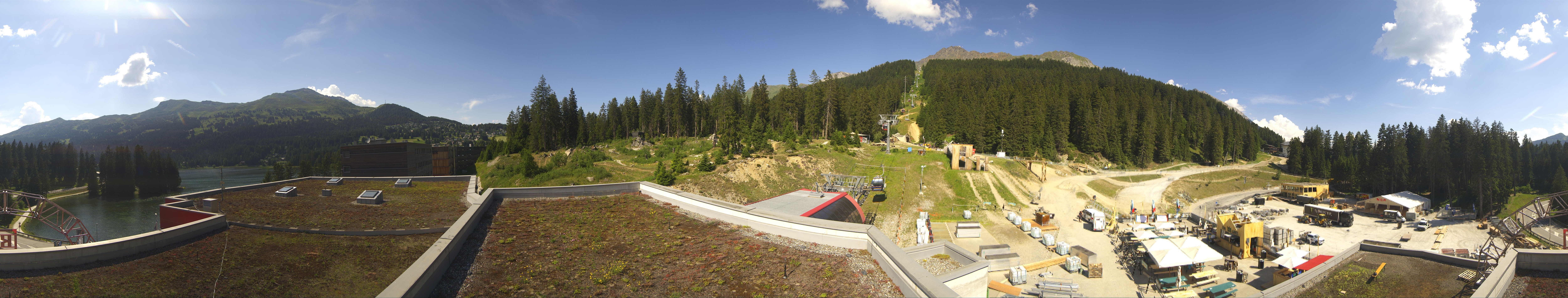 Archiv Foto Webcam Talstation Rothorn Gondelbahn Lenzerheide