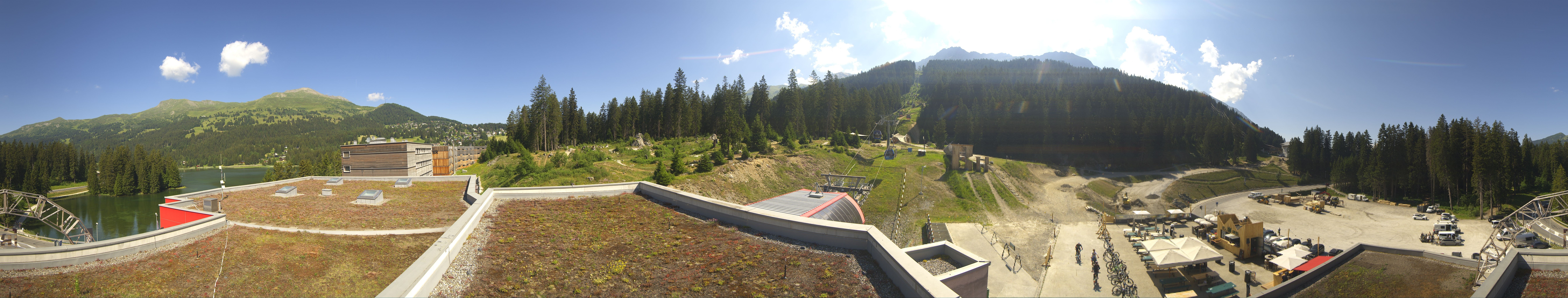 Archiv Foto Webcam Talstation Rothorn Gondelbahn Lenzerheide