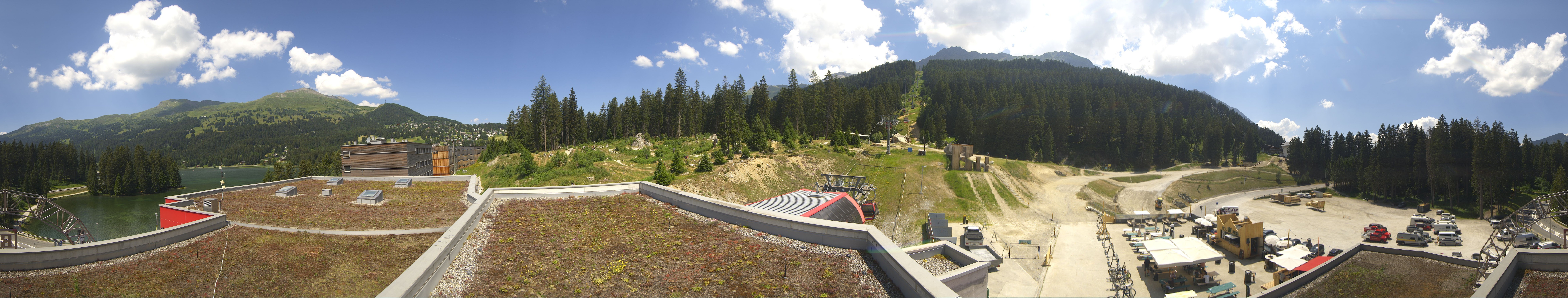 Archiv Foto Webcam Talstation Rothorn Gondelbahn Lenzerheide