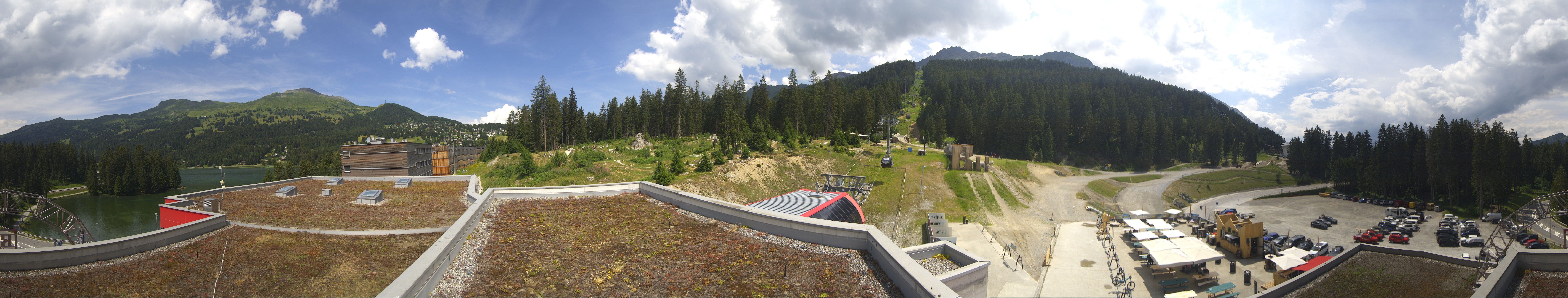 Archived image Webcam Base Station Rothorn Gondola Lenzerheide