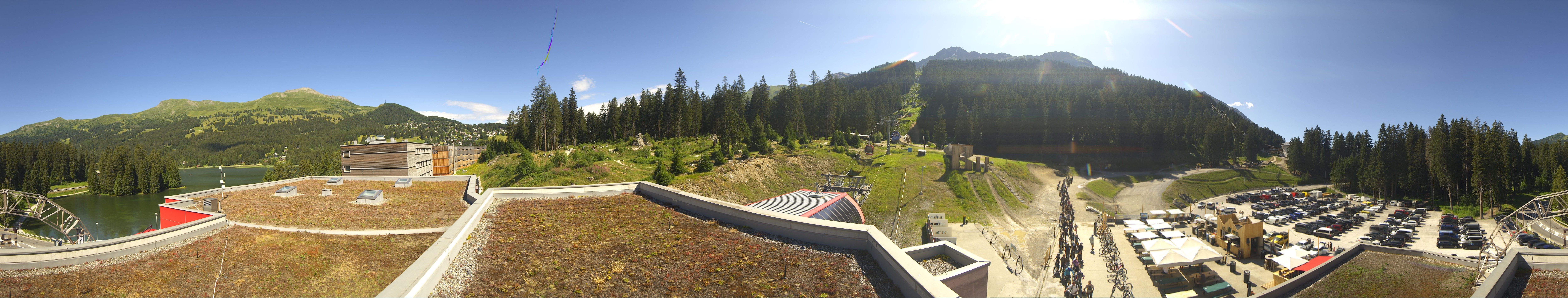 Archiv Foto Webcam Talstation Rothorn Gondelbahn Lenzerheide