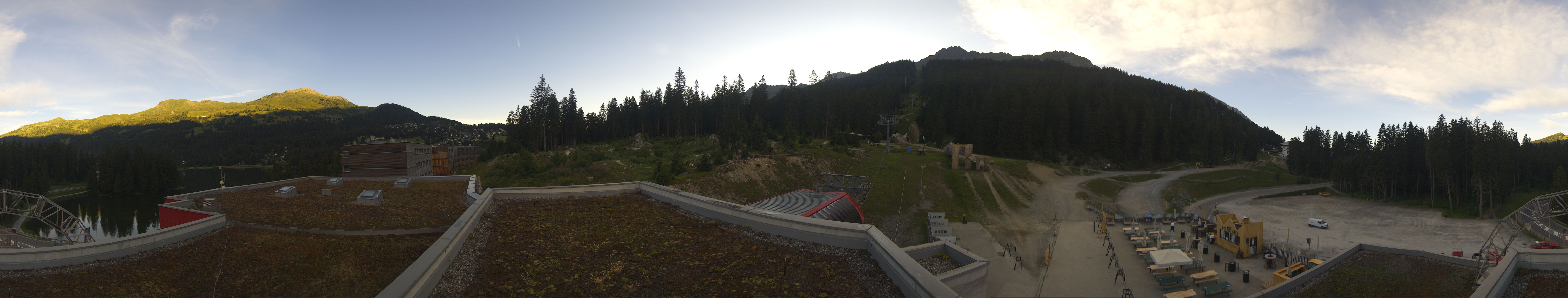 Archiv Foto Webcam Talstation Rothorn Gondelbahn Lenzerheide