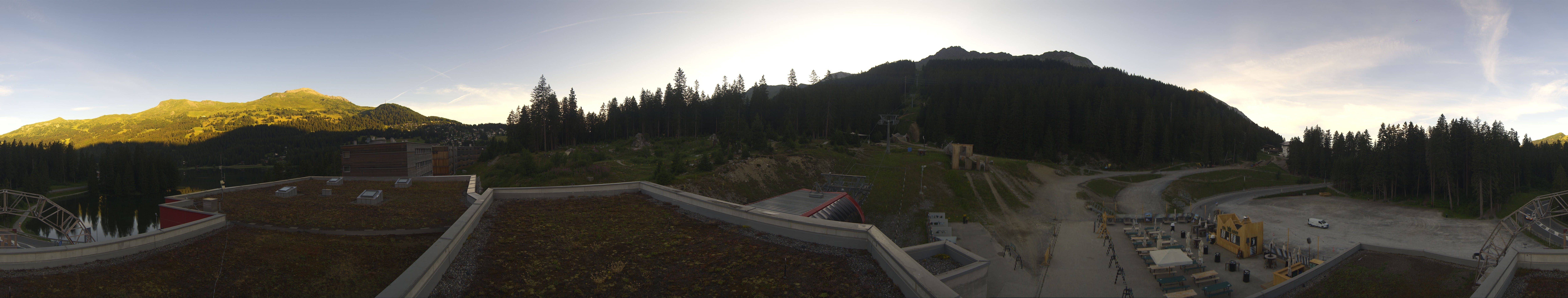 Archiv Foto Webcam Talstation Rothorn Gondelbahn Lenzerheide