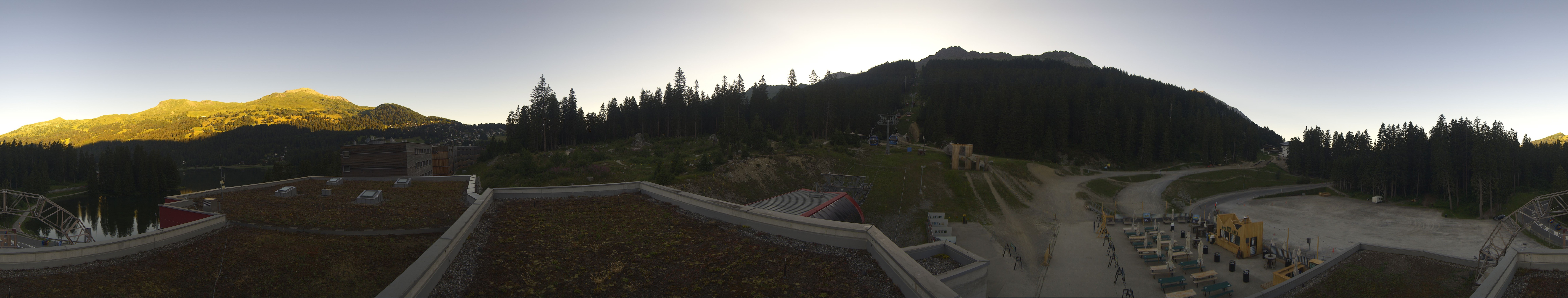 Archiv Foto Webcam Talstation Rothorn Gondelbahn Lenzerheide