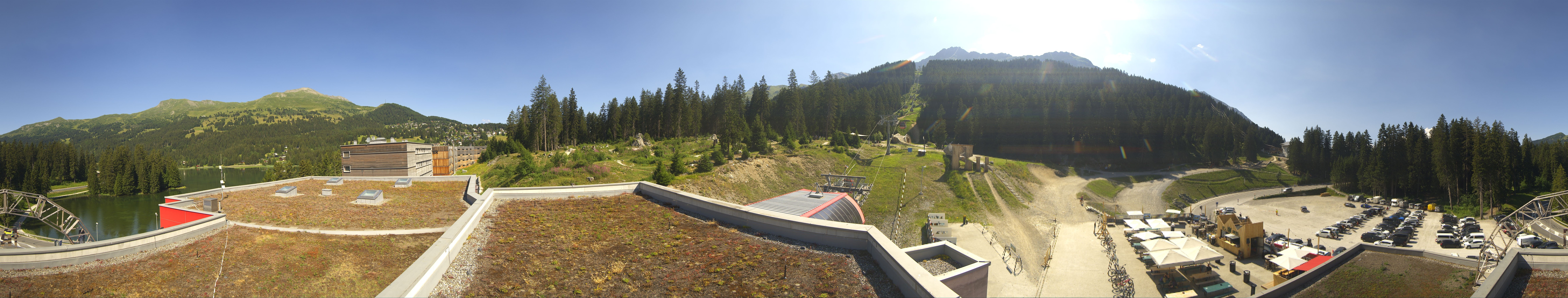 Archiv Foto Webcam Talstation Rothorn Gondelbahn Lenzerheide