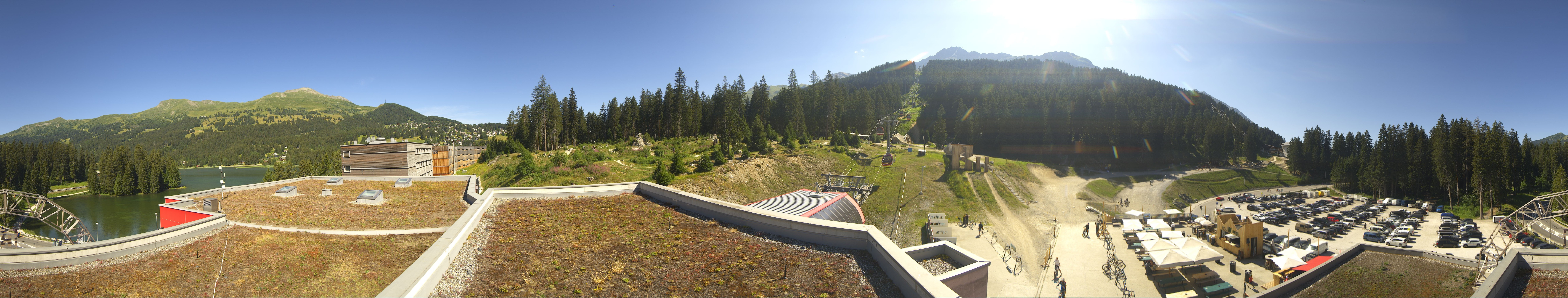 Archived image Webcam Base Station Rothorn Gondola Lenzerheide