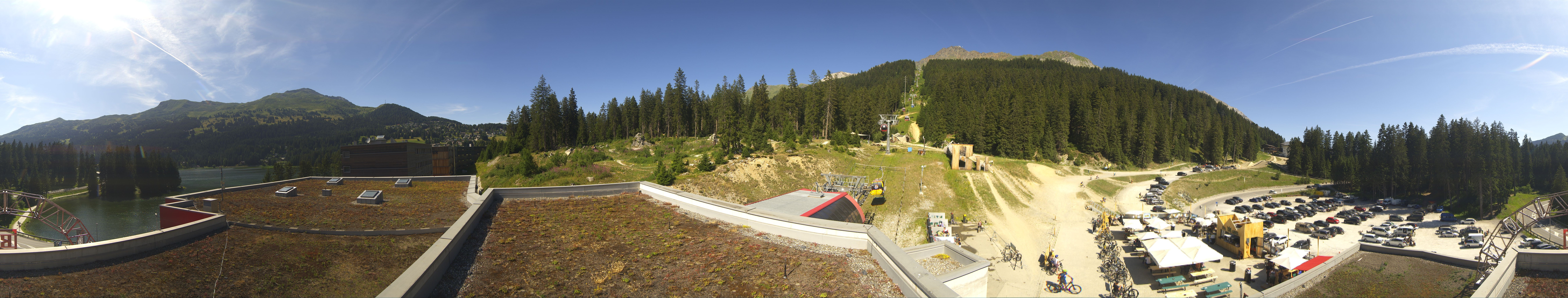 Archived image Webcam Base Station Rothorn Gondola Lenzerheide