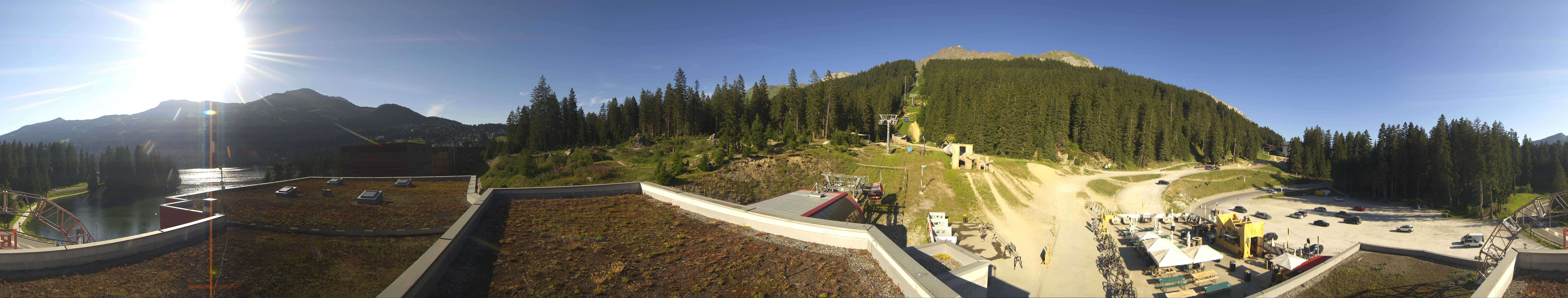 Archiv Foto Webcam Talstation Rothorn Gondelbahn Lenzerheide